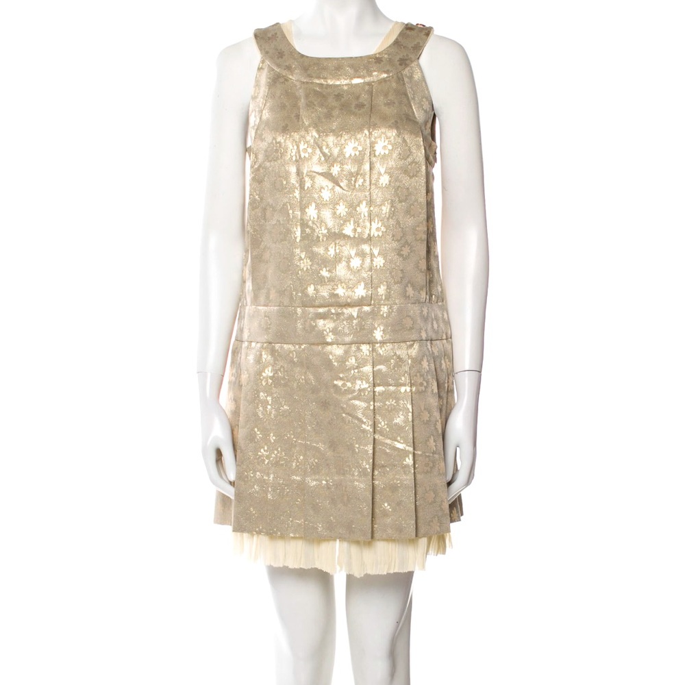 Marc Jacobs Scoop Neck Mini Party Dress